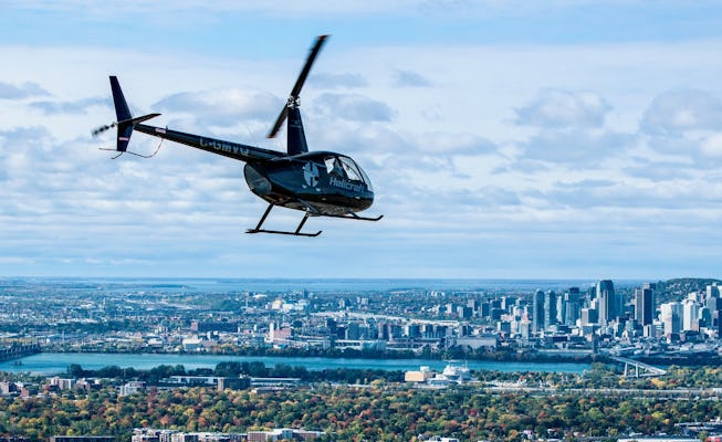 Tour en hélicoptère du circuit Saint-Laurent de Montréal