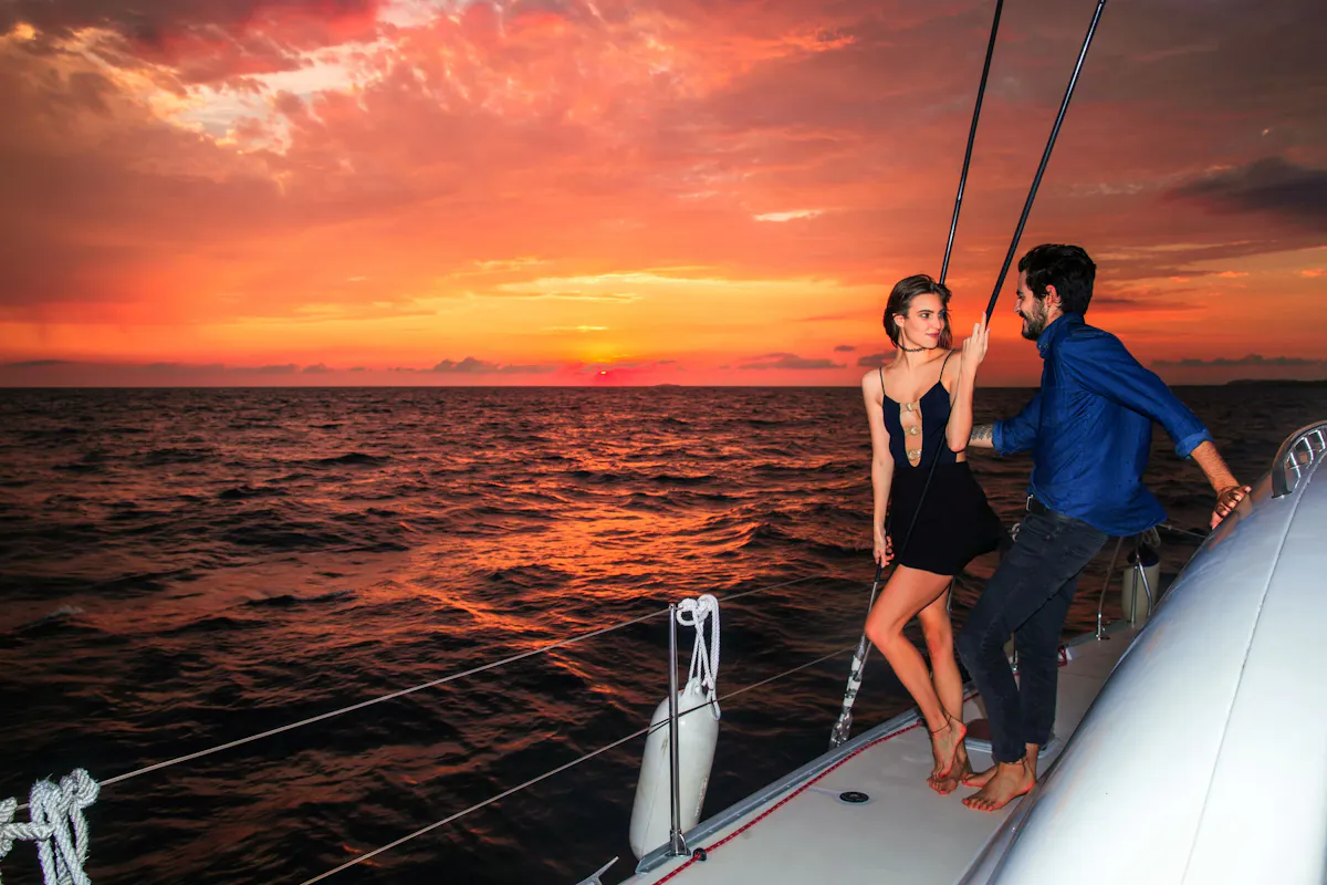 Luxury Sunset Sailing Cancun
