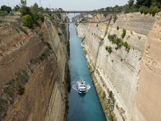 Corinth Canal, lake Doxa and lake Stymphalia tour from Athens