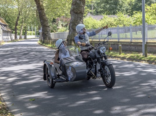 Tour en sidecar vintage por Deauville