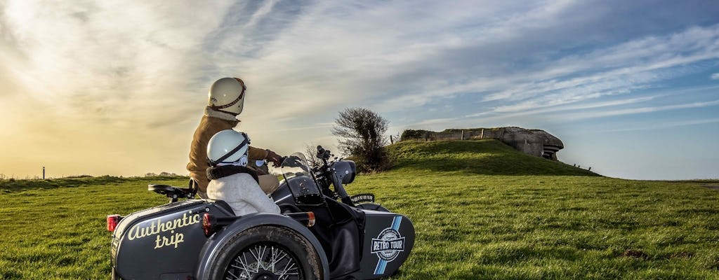 Halbtägige D-Day-Tour mit einem Oldtimer-Beiwagen