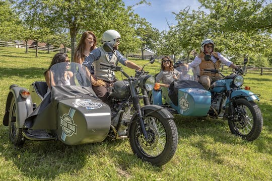 Great escape on the Côte Fleurie by vintage sidecar