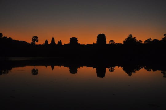Ontdek Angkor zonsopgang door Vespa