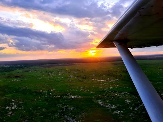 1 ora di volo Kakadu al tramonto da Cooinda