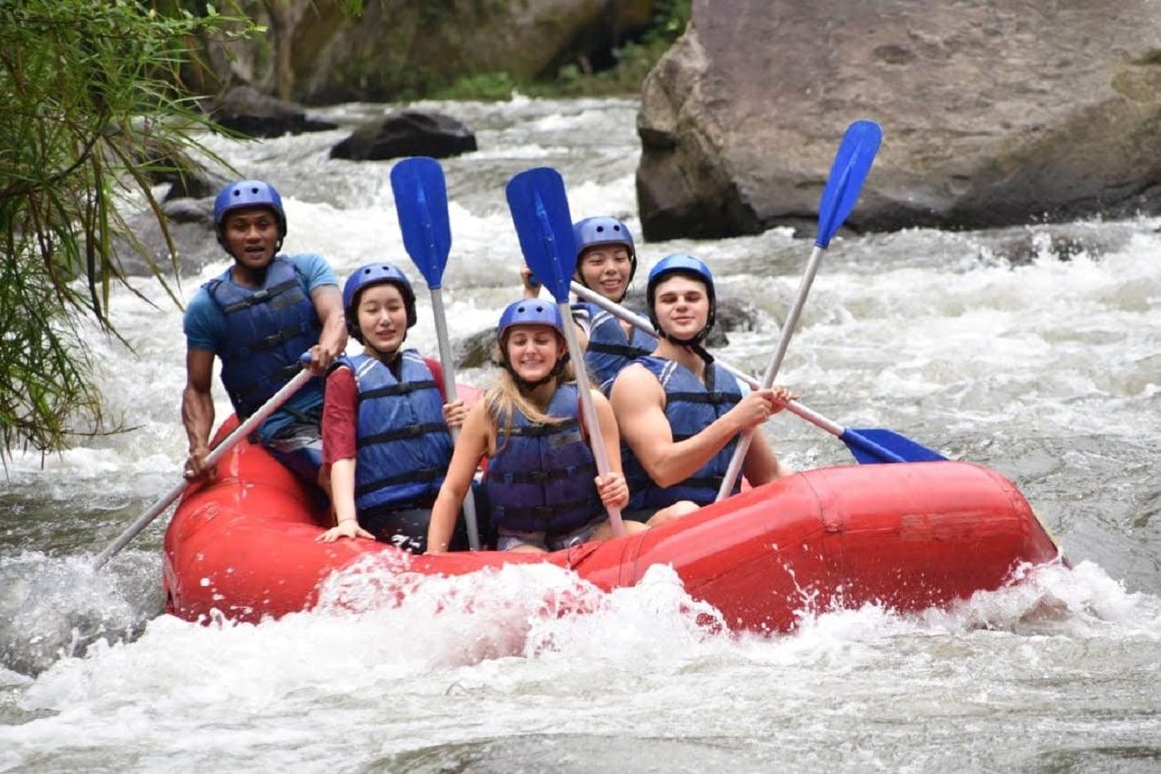 Quad ATV ride and white water rafting in Bali with transfer