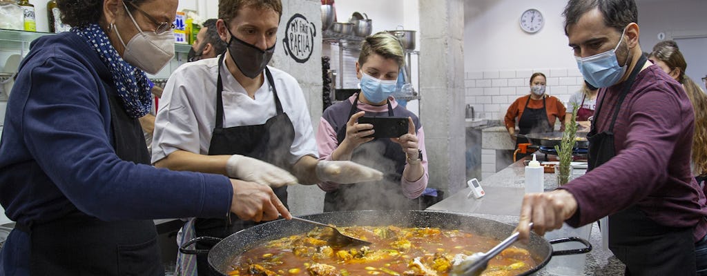 Kochkurs für Gemüsepaella und Besuch des Ruzafa-Marktes