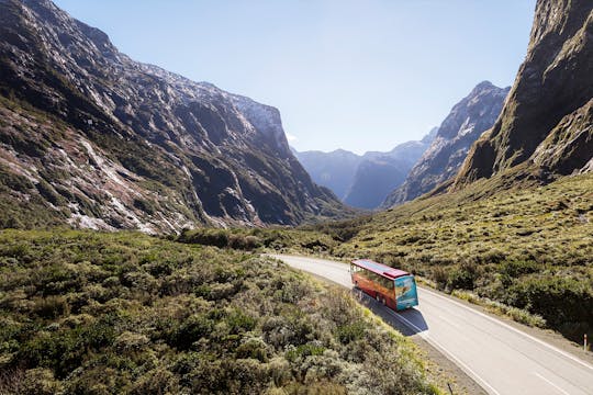 Milford Sound sightseeing tour and cruise from Queenstown