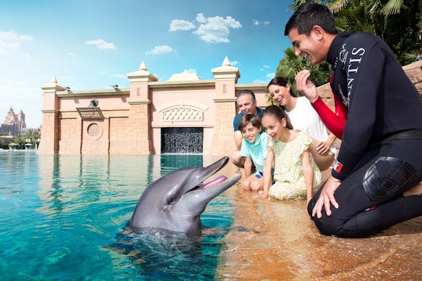 Rencontre avec les dauphins à Atlantis Dubai