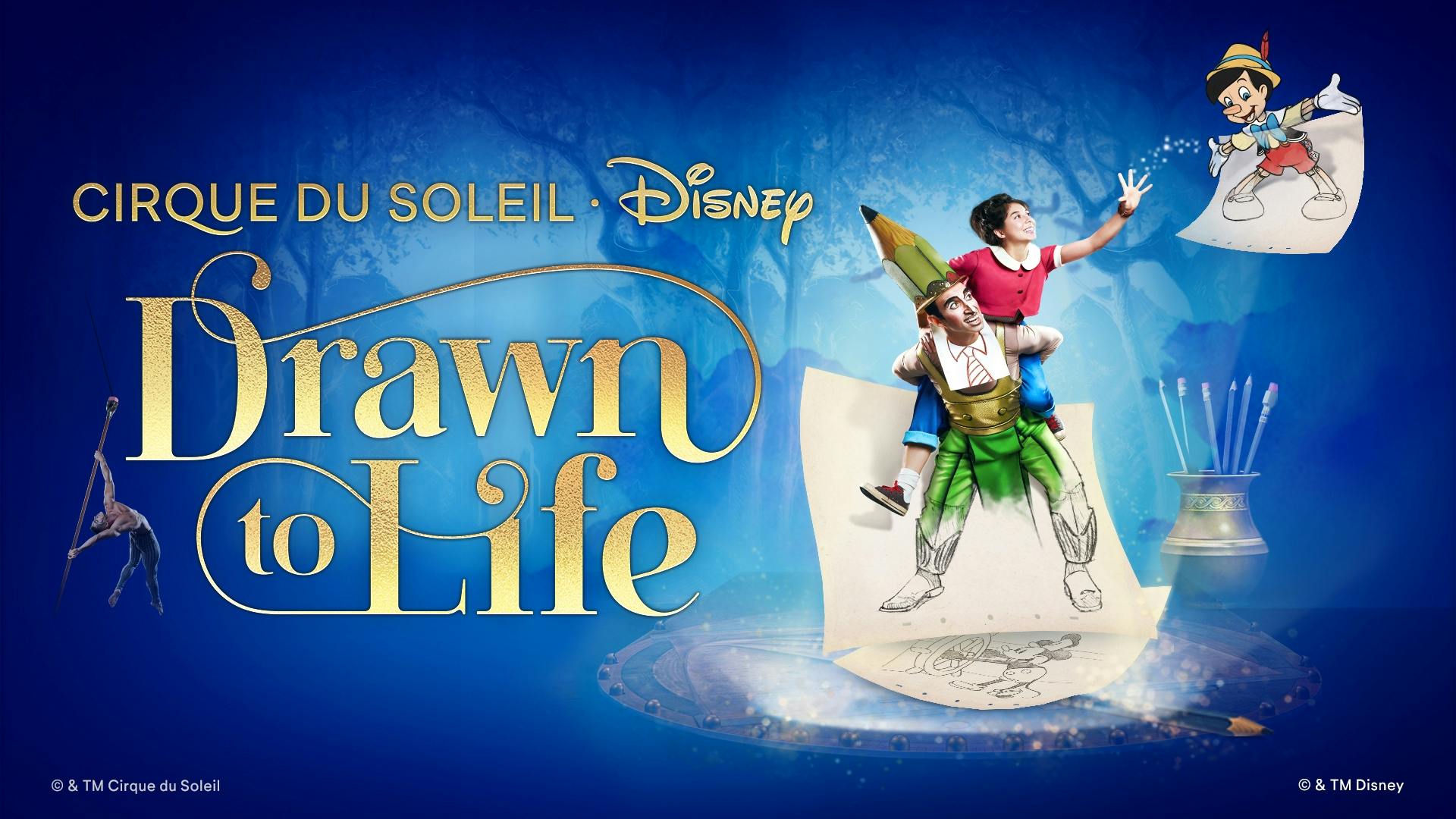 Tickets to Drawn Life presented by Cirque du Soleil and Disney Musement