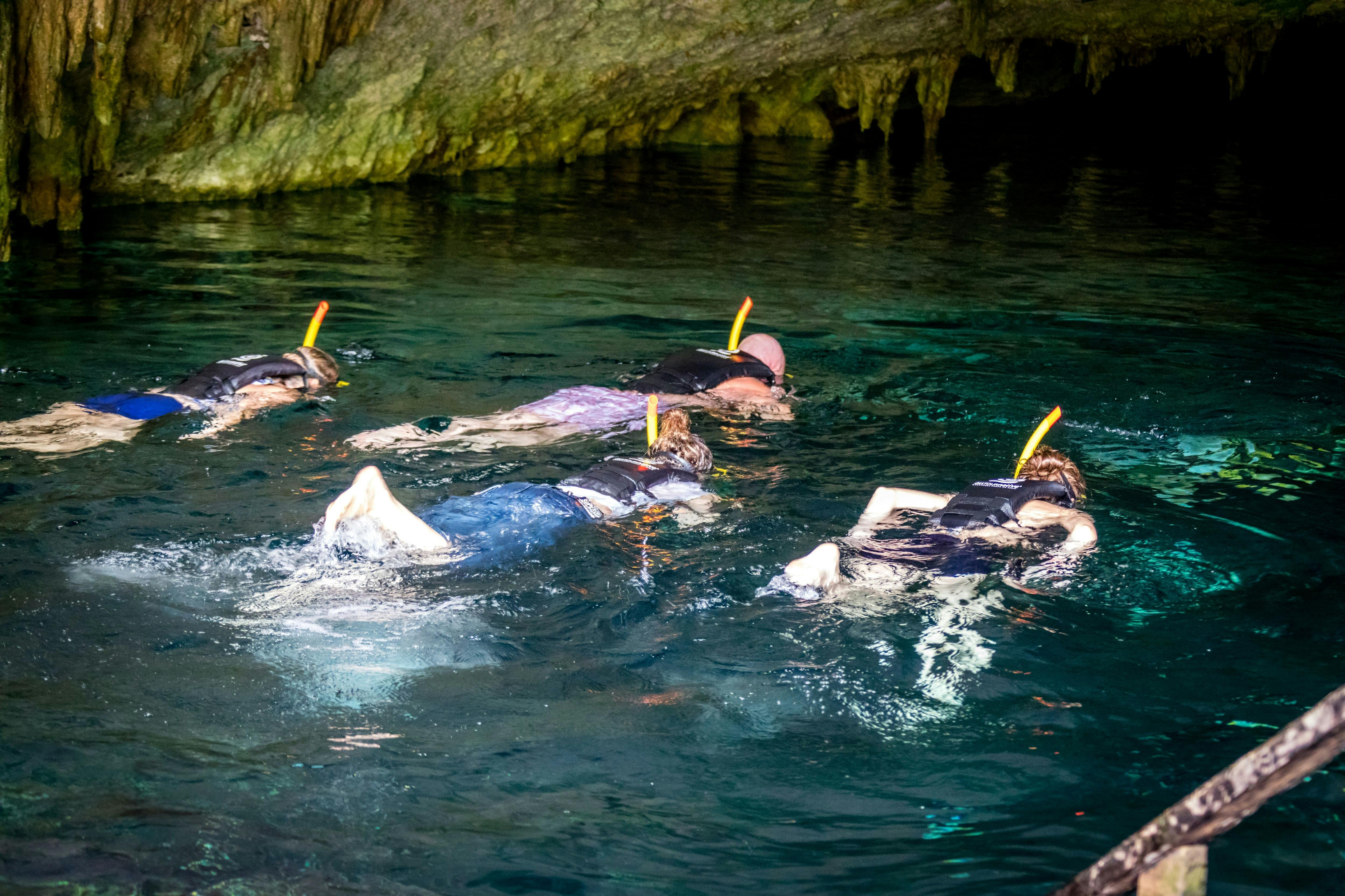 Turtle Snorkelling, Cenote Swim & Beach Club Experience