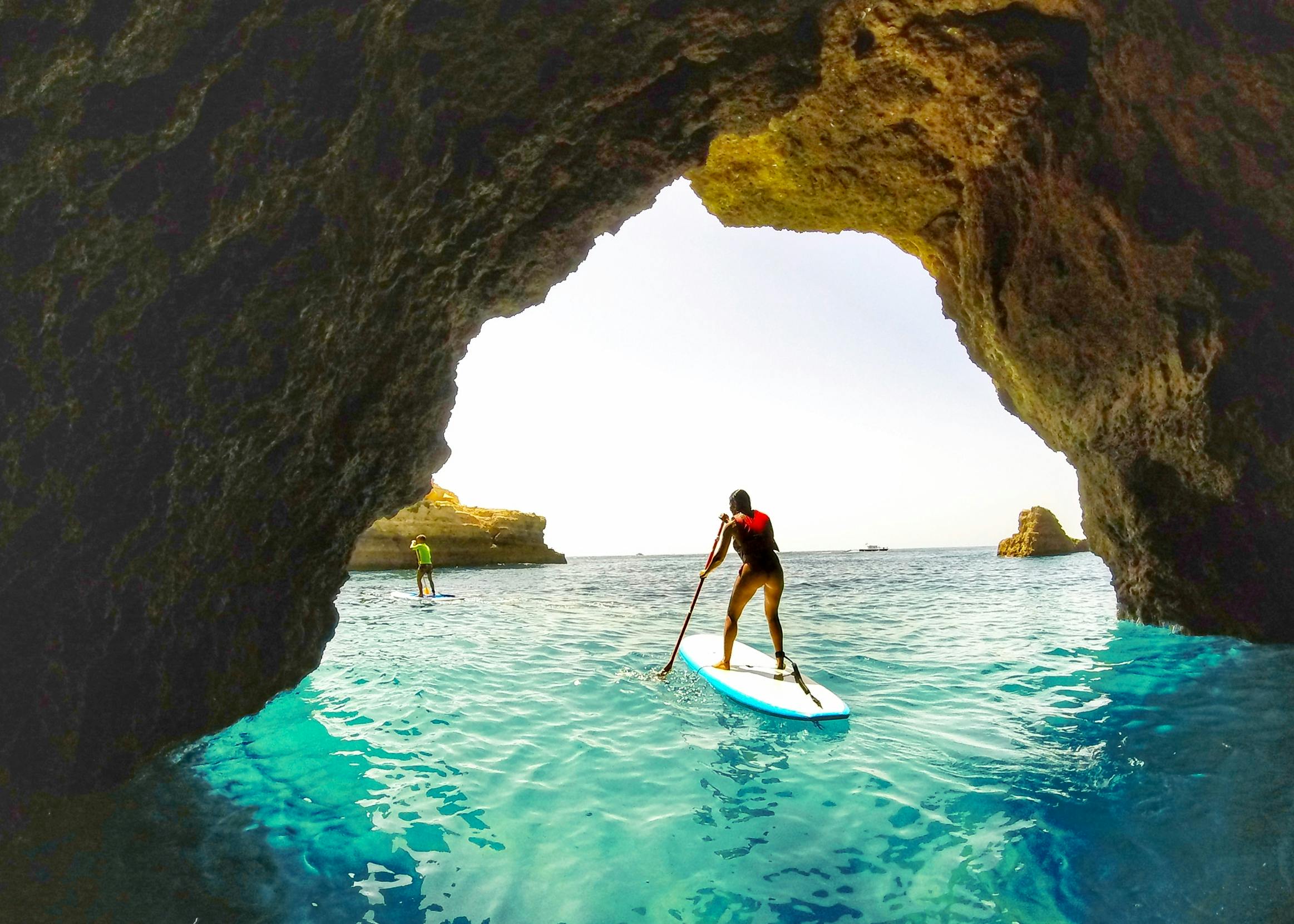 Stand up paddle caves tour in Albufeira Musement