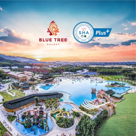 Blue Tree Lagoon adult ticket excluding zipline, water slider, ninja warrior