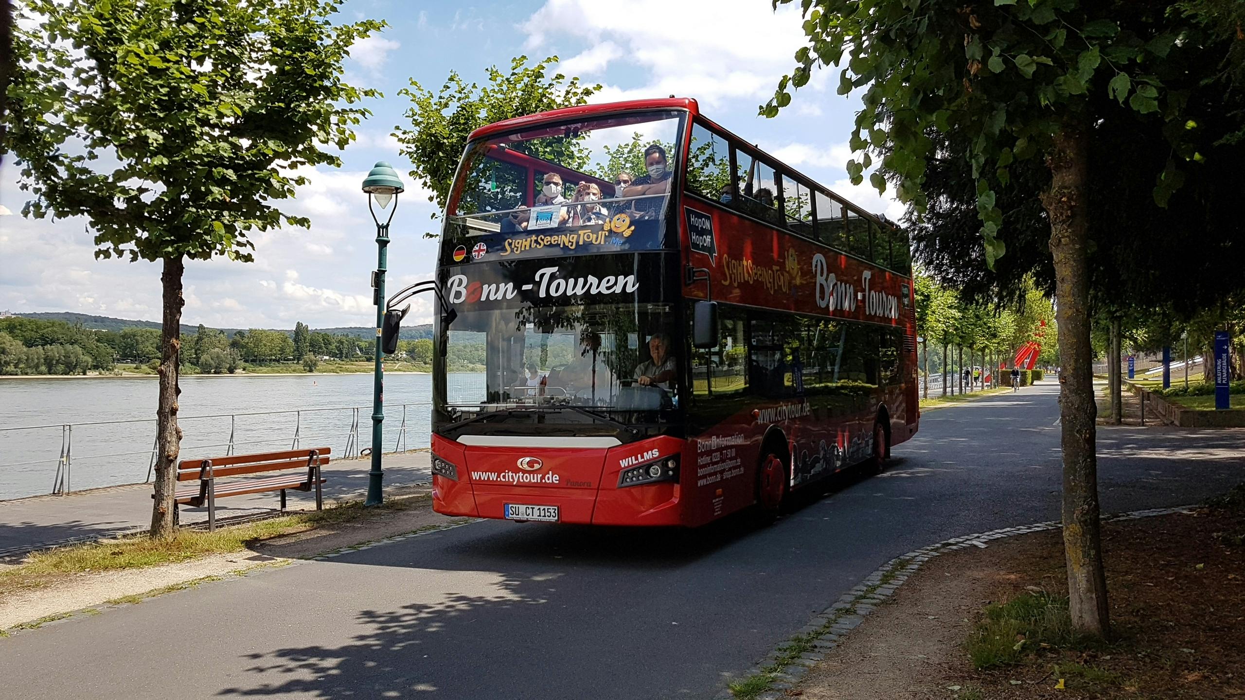 24-godzinna wycieczka autobusowa typu hop-on hop-off po Bonn i Bad Godesberg