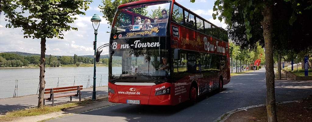 Große Hop-on-Hop-off-Bustour durch Bonn und Bad Godesberg rund um die Uhr