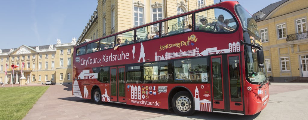 Tour in autobus hop-on hop-off di Karlsruhe di 24 ore