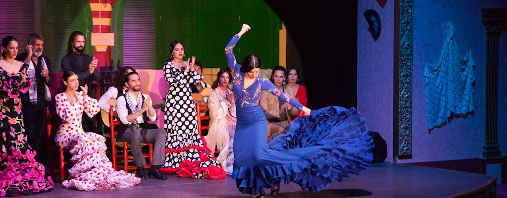 Tablao Palacio Andaluz espectáculo flamenco con cena de tapas de cocina andaluza