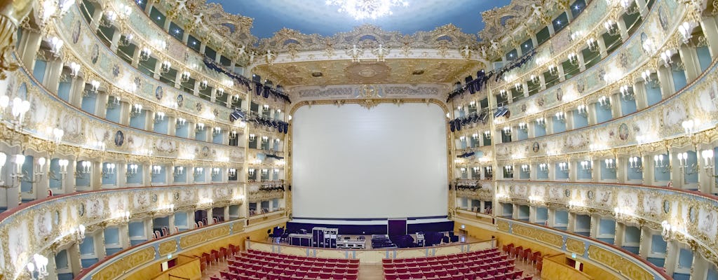 Tour privado do teatro La Fenice em Veneza