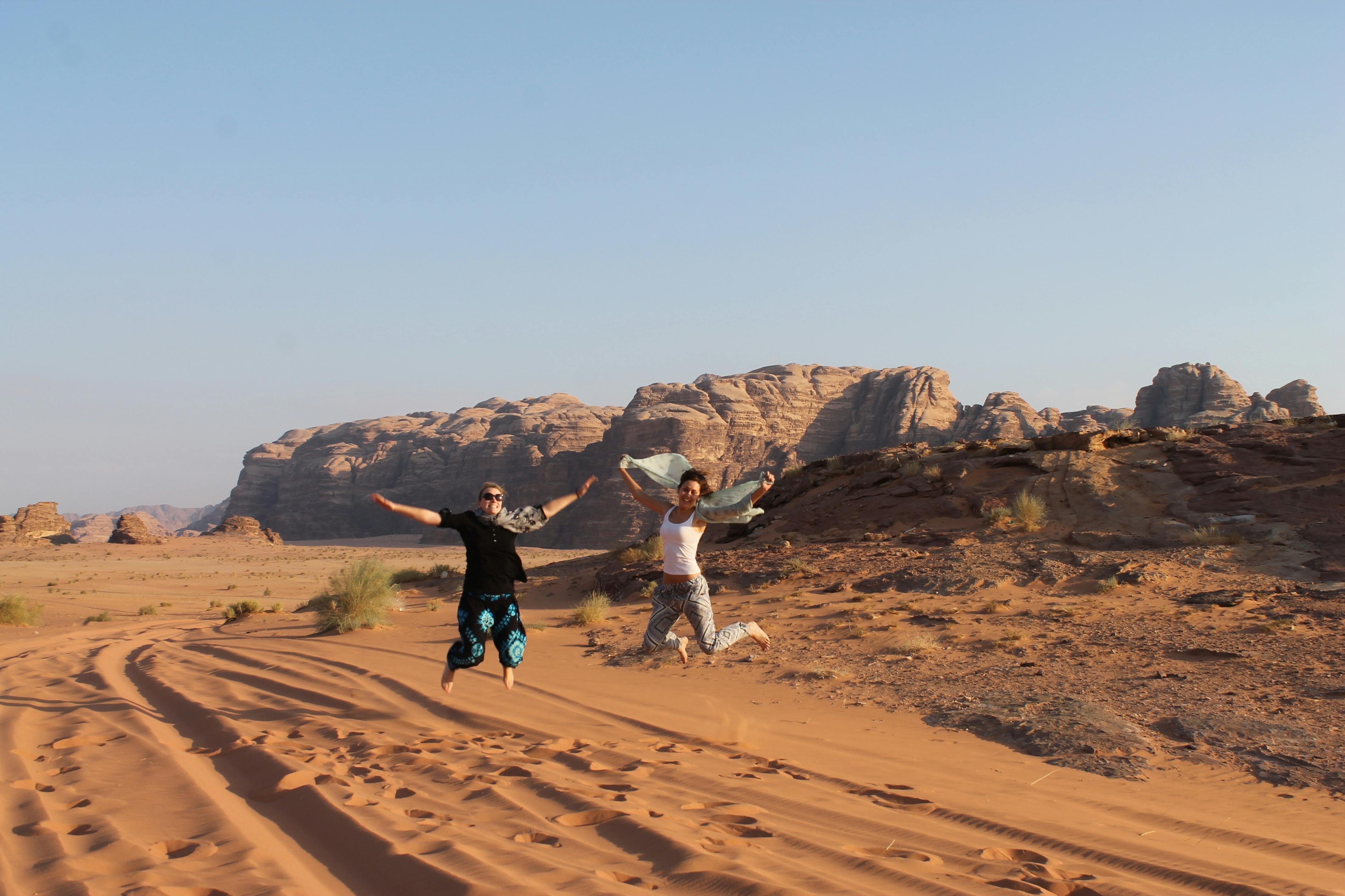 Tour privato di mezza giornata del Wadi Rum da Petra