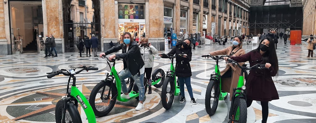 Naples city tour by  kick scooter FAT model