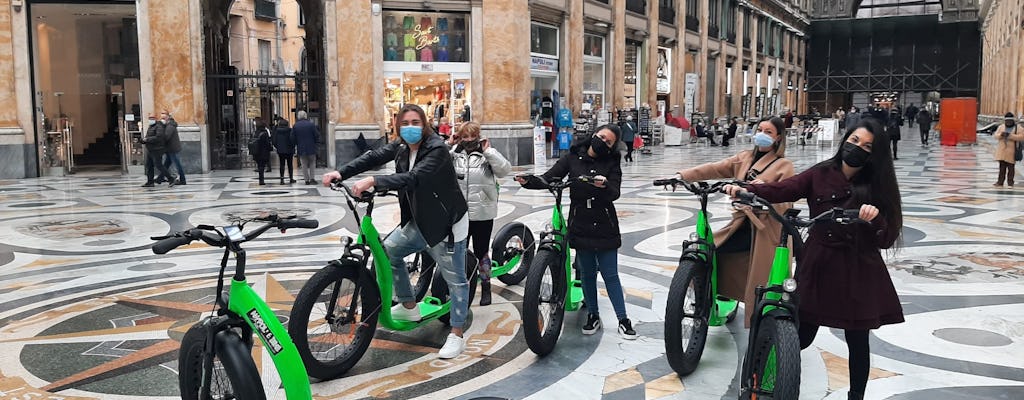 Naples city tour by kick scooter FAT model