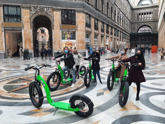 Naples city tour by  kick scooter FAT model