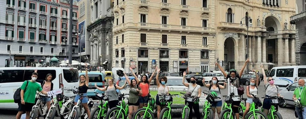 Excursão de bicicleta elétrica por Nápoles com degustações de comida