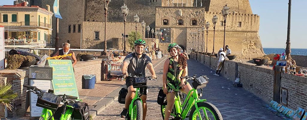 Recorrido en bicicleta eléctrica al atardecer por Nápoles