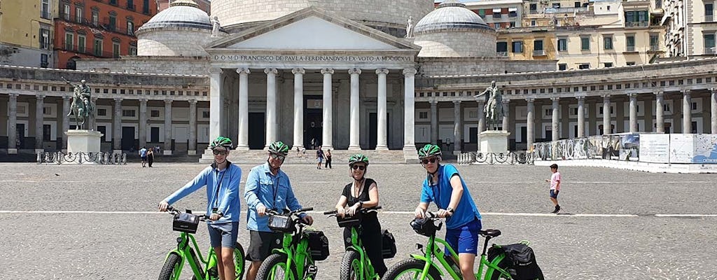 Passeio panorâmico de bicicleta elétrica em Nápoles