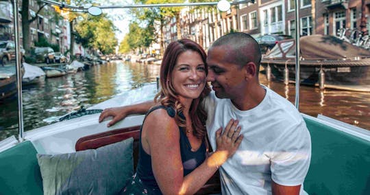 Private romantic evening canal cruise in Amsterdam