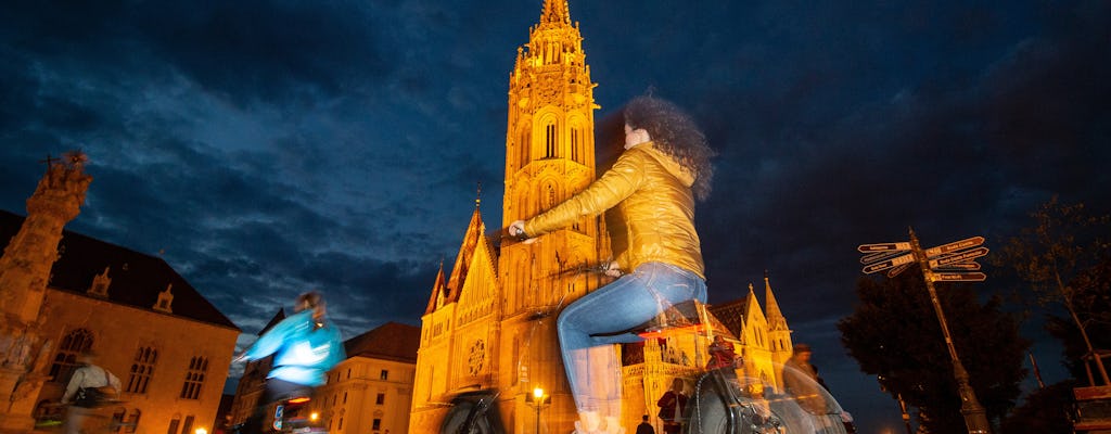 Geführte E-Scooter-Tour am Abend durch Budapest