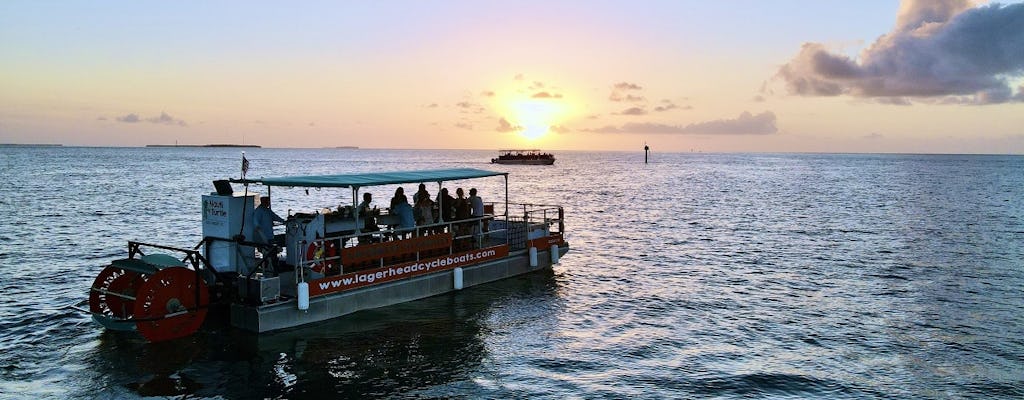 Partyboot-cruise bij zonsondergang in Key West