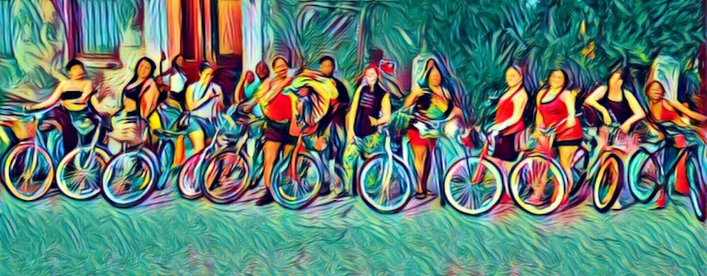 Giro in bici della festa musicale di New Orleans