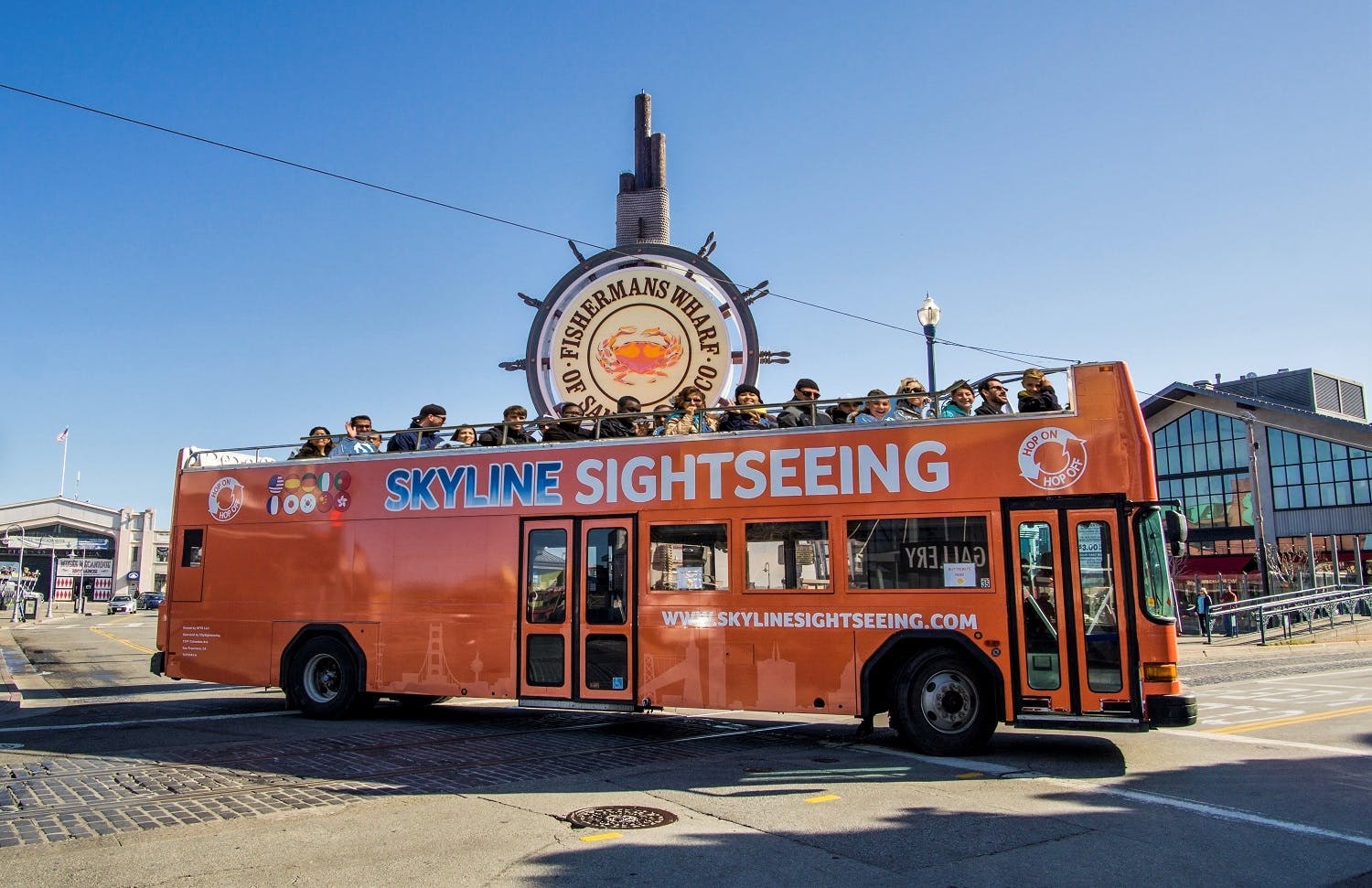 San Francisco double-decker bus city tour