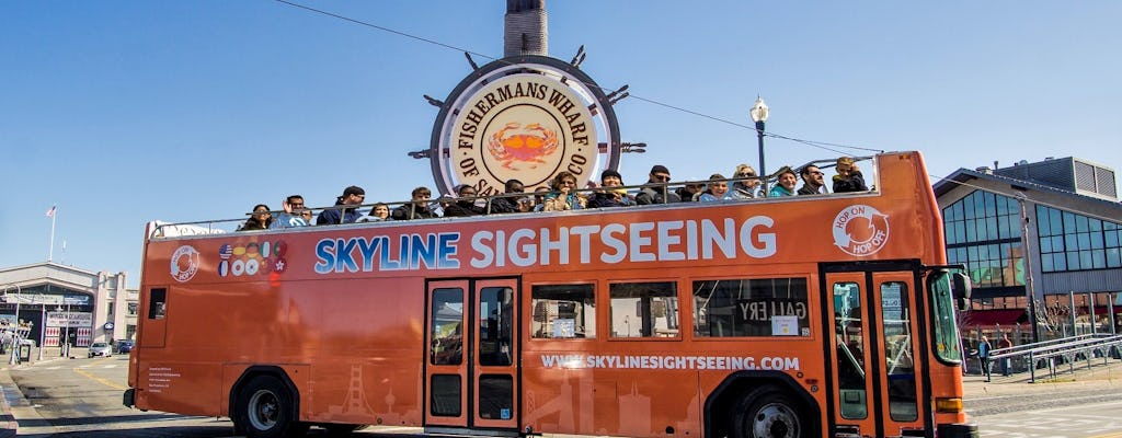 Wycieczka po mieście piętrowym autobusem po San Francisco