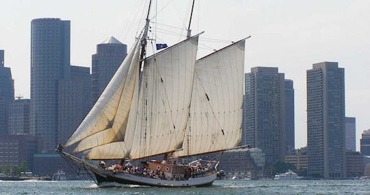 Esperienza di navigazione di due ore nel porto di Boston sul Liberty Clipper