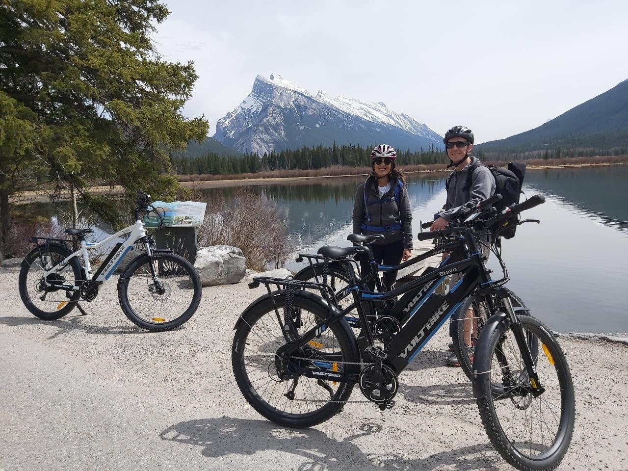 Vélo électrique et randonnée à Banff Johnston Canyon