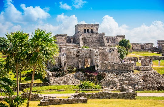 4x1 full-day tour: Tulum, Mayan Village, Cenote and Playa del Carmen