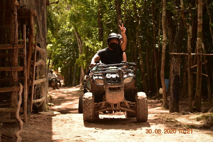 ATV, ziplines and cenote tour