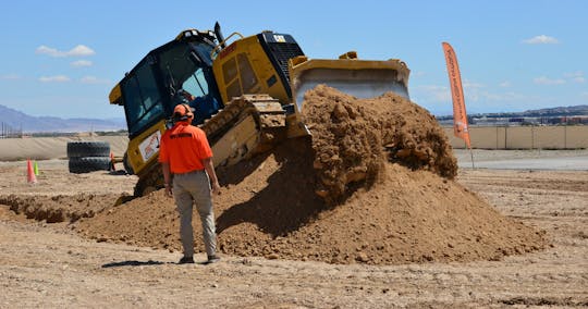 Las Vegas Big Dig Bulldozer experience