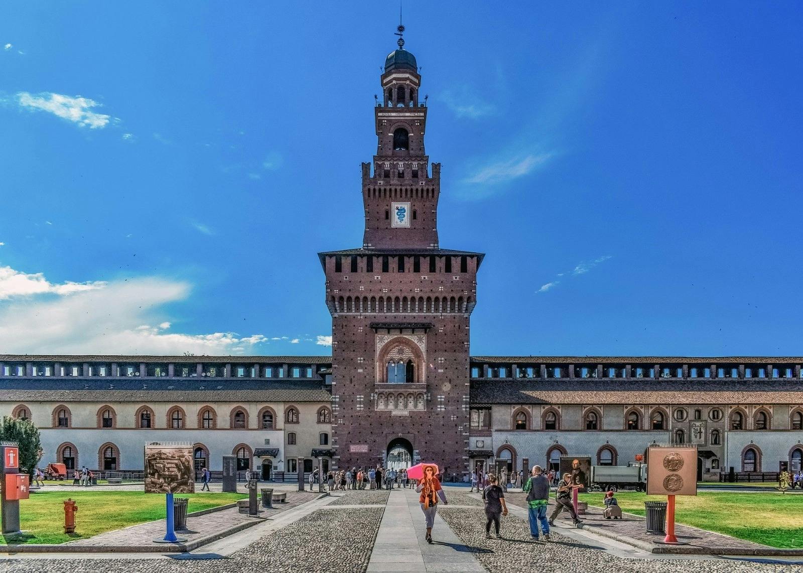 Guidad rundtur på Sforza-slottet