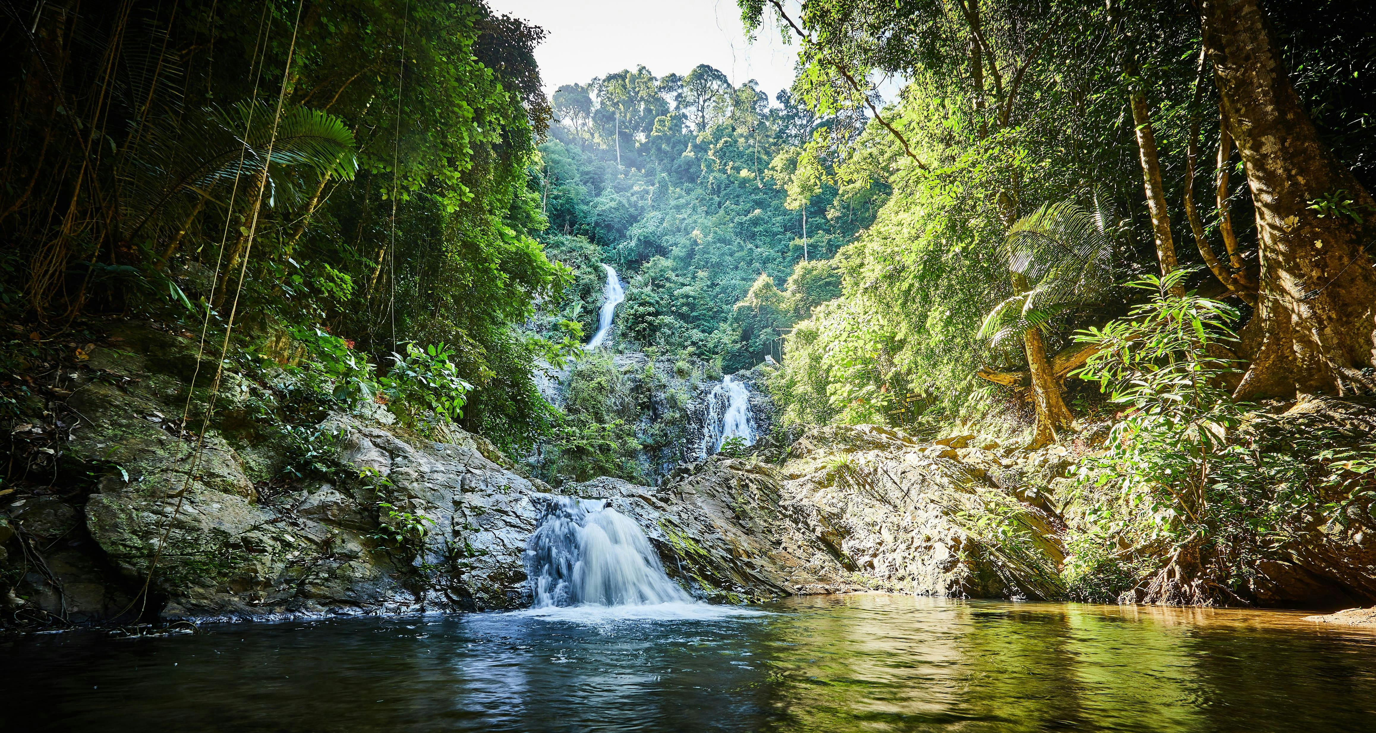 Full Day Krabi Tour with Batik Workshop, Krabi Market & Huay Tho Waterfall