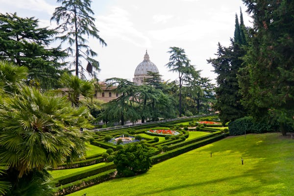 Tour en autobús abierto por los Jardines del Vaticano, Museos Vaticanos y Capilla Sixtina