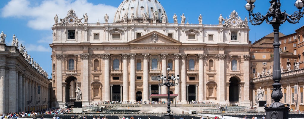 Papal audience and St. Peter's Basilica guided tour
