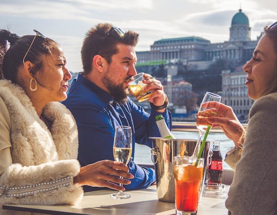 Cocktailcruise bij zonsondergang op de Donau in Boedapest