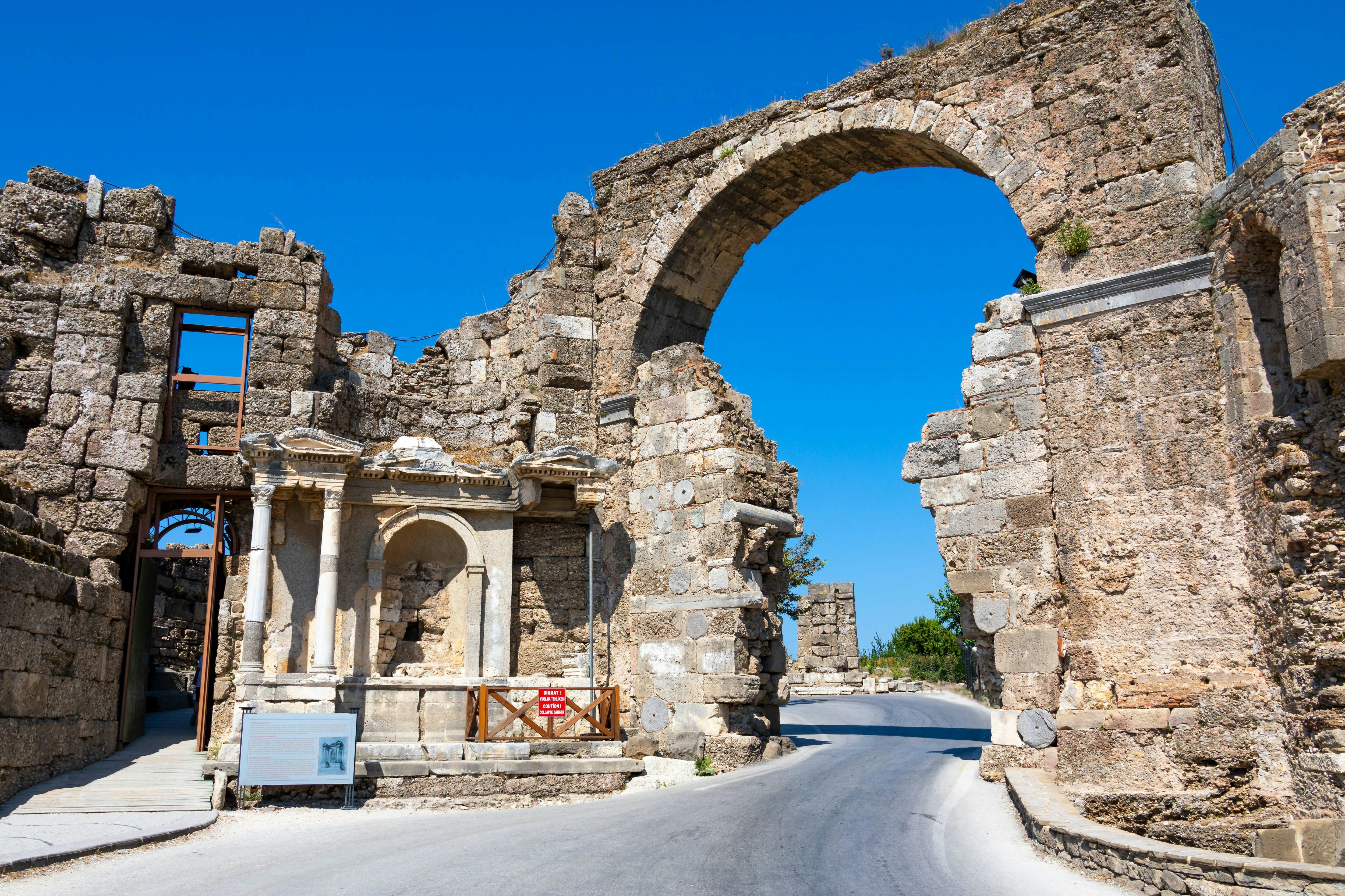 Side Ancient City Highlights Tour with Temple of Apollo