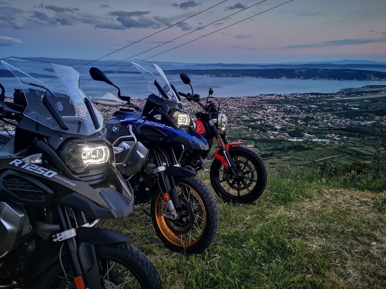 Motorcycle guided trip from Split to Krka national park
