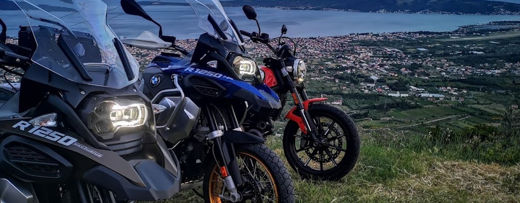Motorcycle guided trip from Split to Krka national park
