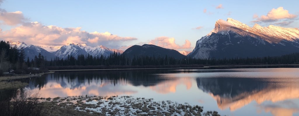 Visite photo nocturne de Banff au départ de Calgary
