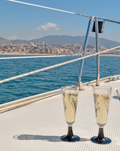 Boat tour to the vineyards with wine tasting from Barcelona