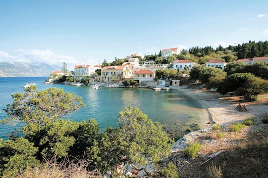 Premier Kefalonia Tour met Melissani Meer Boottocht en Taverna Lunch